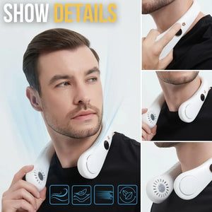 Portable Rechargeable Bladeless Neck Fan Electronic Worldwide