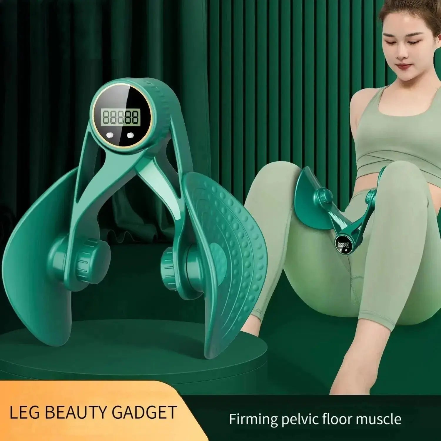 Multifunctional Leg Beauty Device Postpartum Repair Pelvic Floor Muscle Trainer Leg Clamp Countable Trainer Leg Clamp Electronic Worldwide