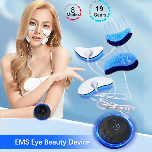 EMS Face Lifting Massage Microcurrent Face For Face Anti Wrinkle Skin Tighten Beauty Health Face Massage Electronic Worldwide