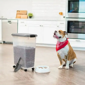 Airtight Pet Food Container with Scoop for Dog and Cat Electronic Worldwide