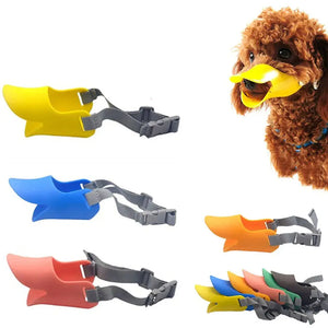 Pet Dog Muzzle Silicone Duck Shape Mask for Pet Dogs Anti Bite Stop Barking Small Large Dog Mouth Muzzles Pet Dog Accessories Electronic Worldwide