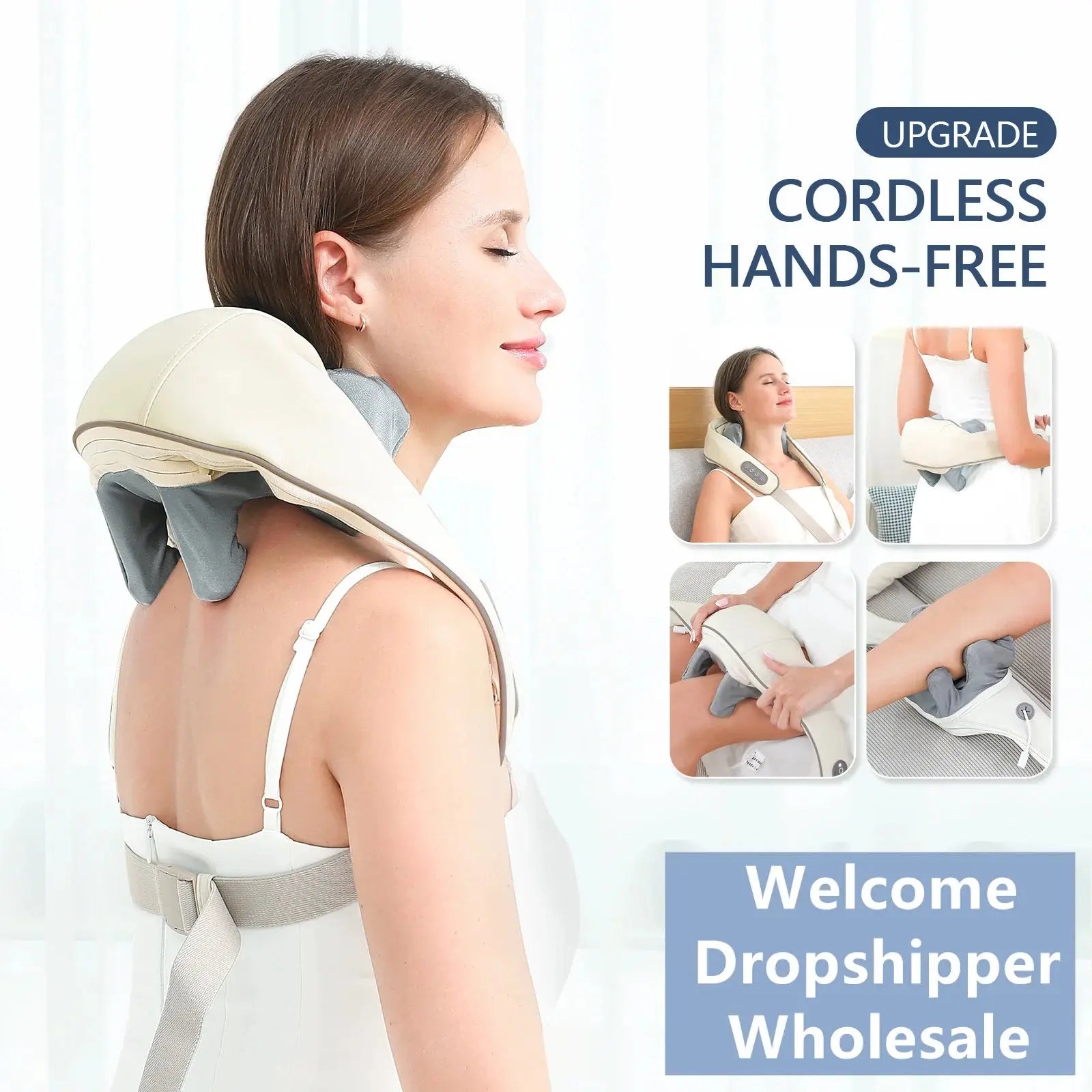 Wireless neck and shoulder massage Electronic Worldwide