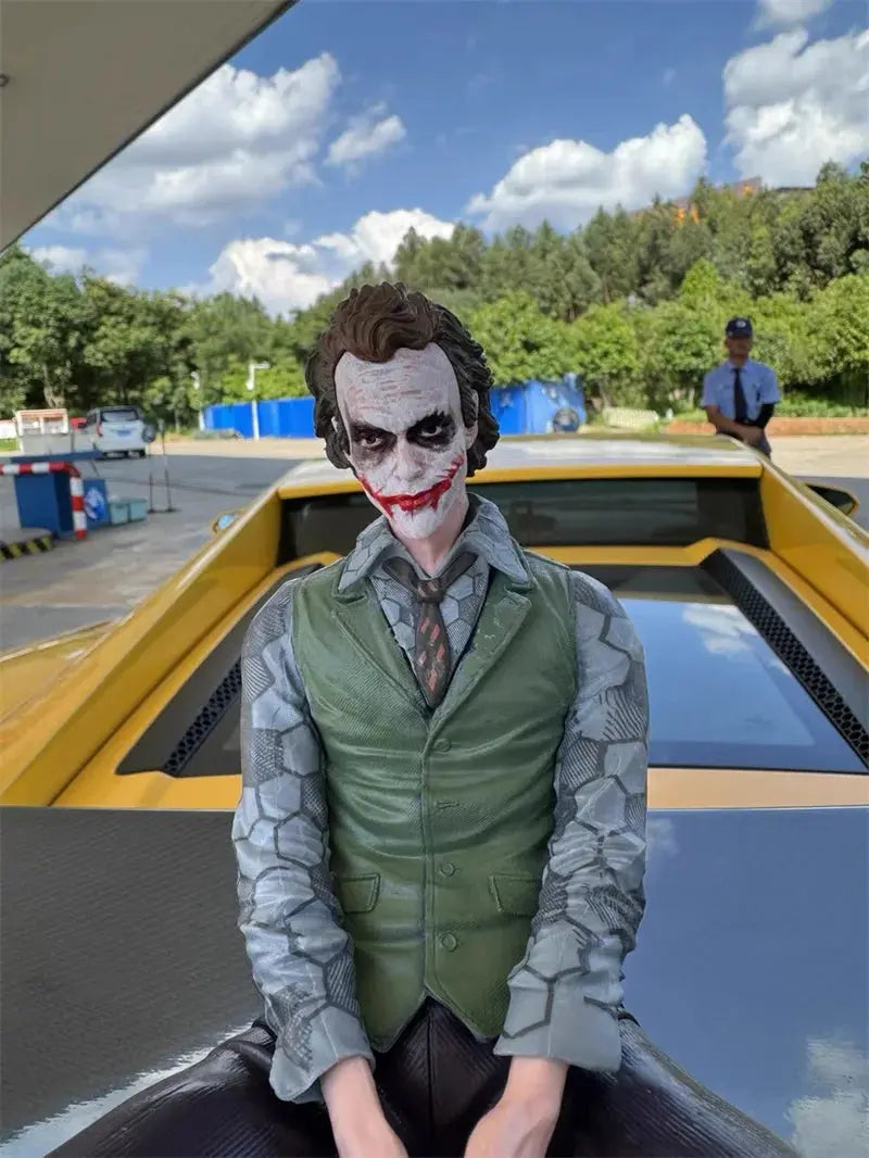 Movie Joker Heath Ledger Clown Sitting Doll Electronic Worldwide