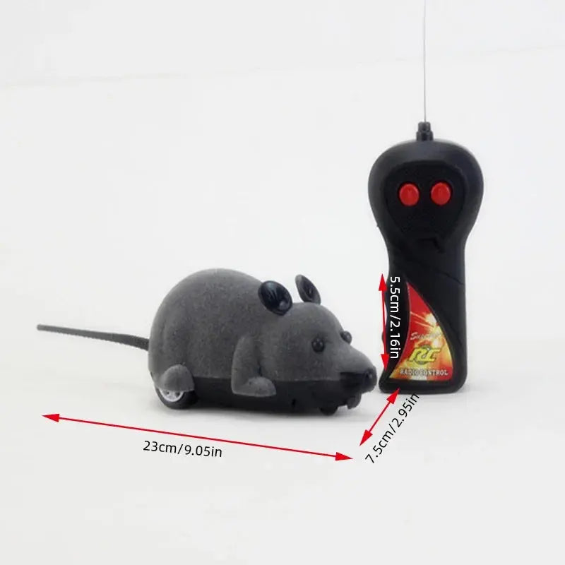 Rat Funny Cat Toy With Remote Control Multicolor Mouse Cute Wireless Controlled Toy Rat Pet Supplies Cat Pet Supplies Electronic Worldwide