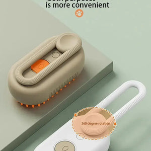 Pet Spray Massage Brush One Button Electronic Worldwide