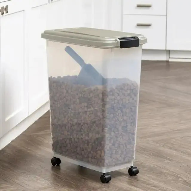 Airtight Pet Food Container with Scoop for Dog and Cat Electronic Worldwide