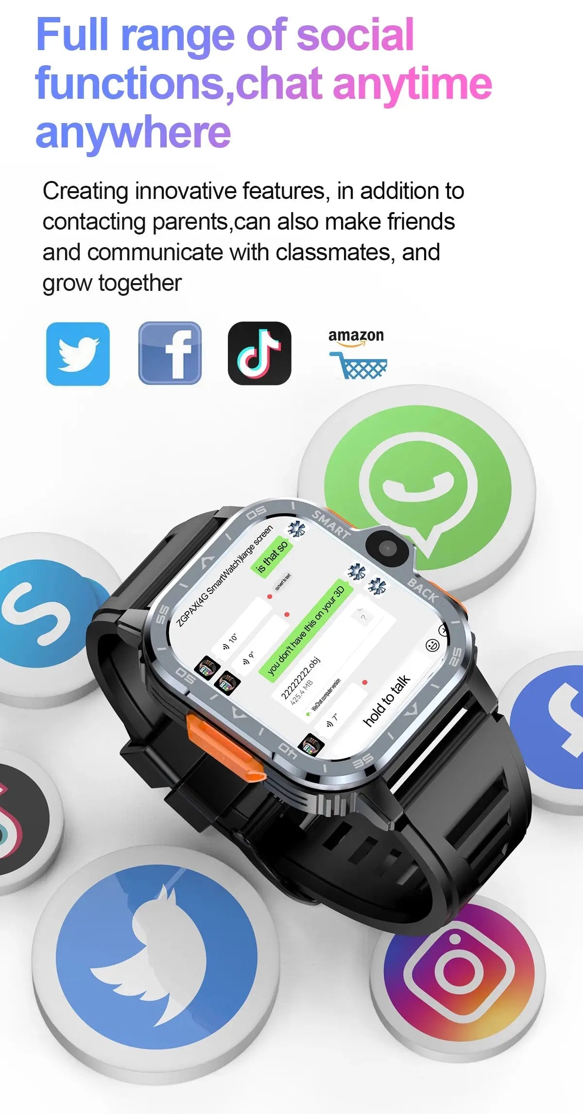 Android Smart Watch SIM Card My Store