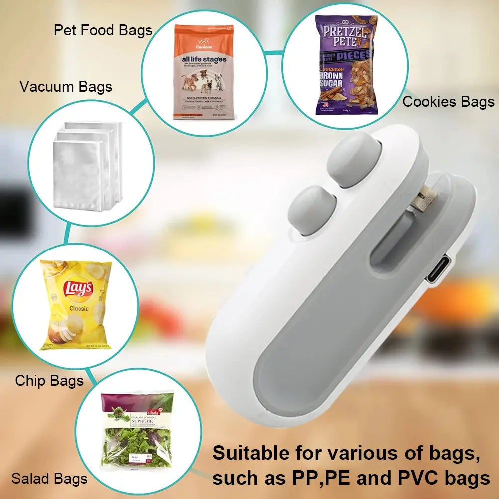 Mini Bag Sealing Machine Package Sealer Bags Electronic Worldwide