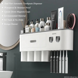 Magnetic Adsorption Toothbrush Holder Wall Electronic Worldwide