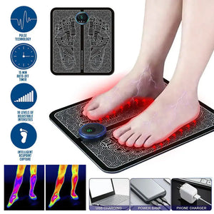 Electric Foot Massage Mat Relaxes Foot Acupoint Massage Mat Improves Blood Circulation - Electronic Worldwide