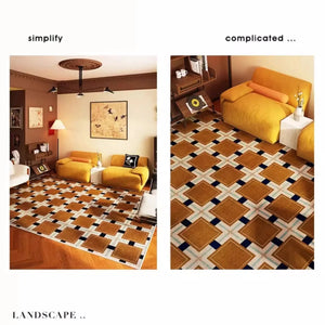 Retro Carpet Living Room Electronic Worldwide