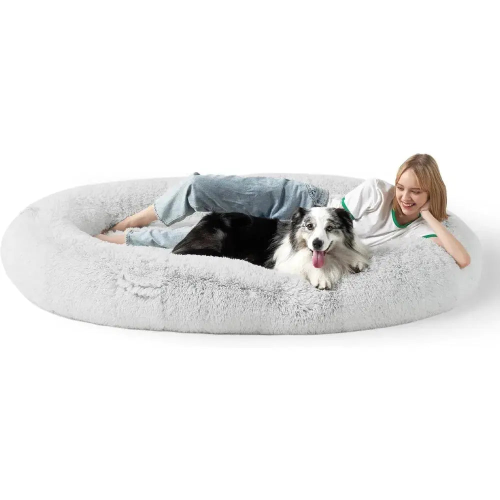 Human Dog Bed for Adults People Fits Pet Families Electronic Worldwide