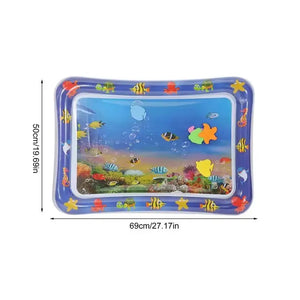 Water Sensory Play Mat Thickened Inflatable Water Mat For Cat And Dog Pet Playmat With Fish Sea Ocean Theme Sensory Toy Water Electronic Worldwide