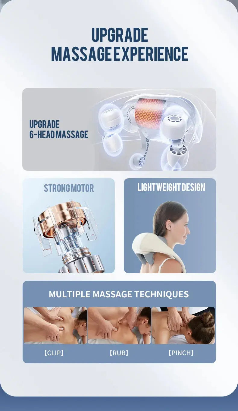 Wireless neck and shoulder massage Electronic Worldwide