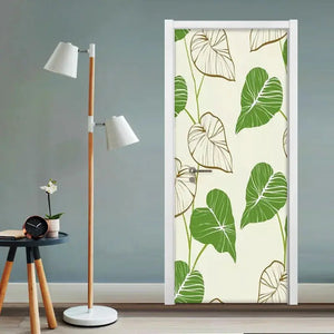 3d Simulation Door Stickers Living Room Bedroom Decor Wallpaper Posters Home Decor Wall Door Decals Electronic Worldwide