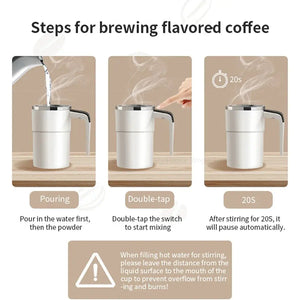 Portable Coffee Electric Mixer Rotating My Store