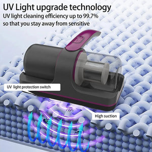 Vacuum Cleaner Cordless Handheld UV-C Bed Dust Electronic Worldwide