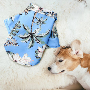 Pet Summer Cotton Shirts Hawaii Style Electronic Worldwide