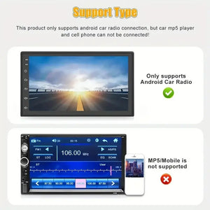 Car Android Navigator USB HD Driving Recorder Media Comes with ADAS Driving Assistance Function Car Electronic Worldwide