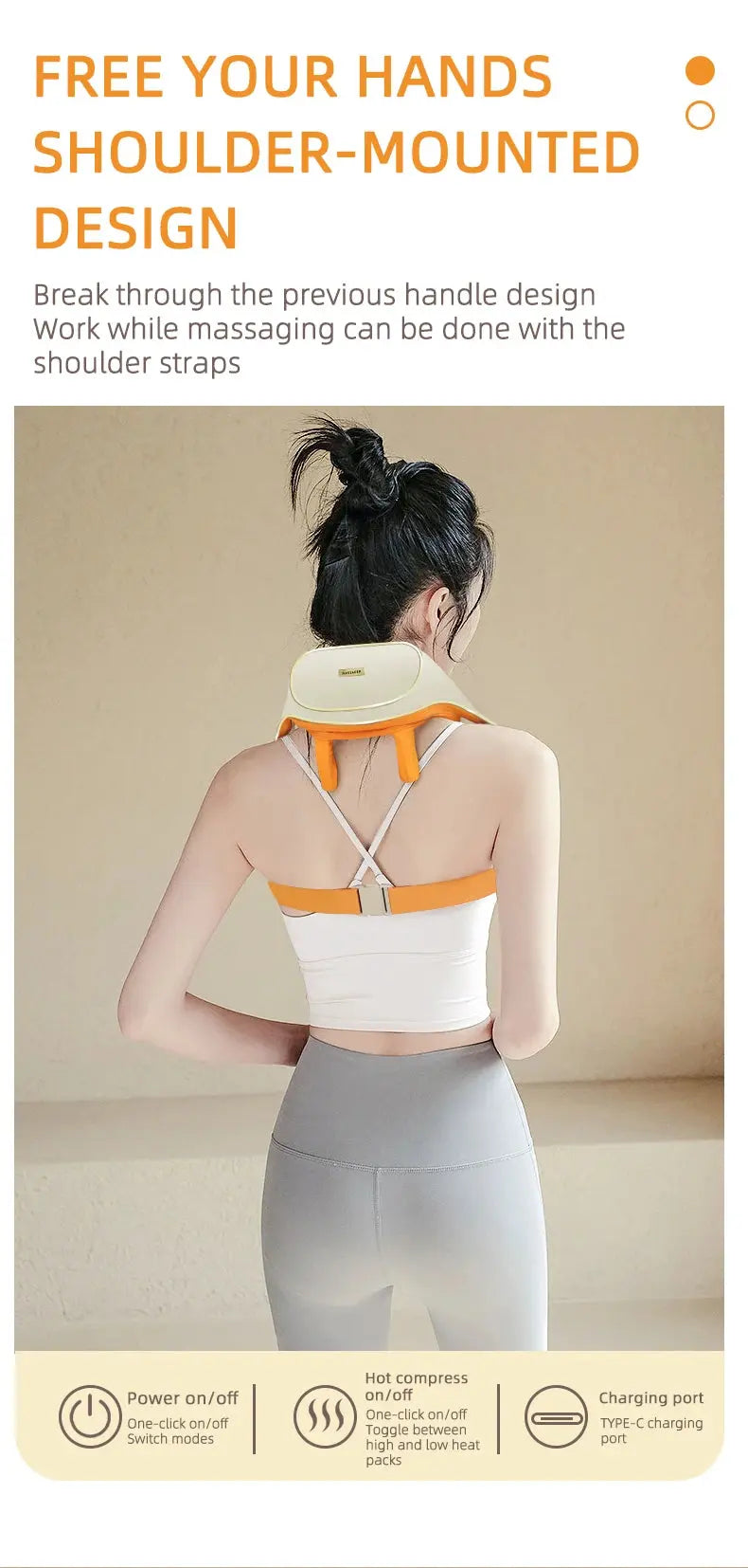 Mini massager neck shoulder Electronic Worldwide