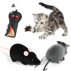 Rat Funny Cat Toy With Remote Control Multicolor Mouse Cute Wireless Controlled Toy Rat Pet Supplies Cat Pet Supplies Electronic Worldwide