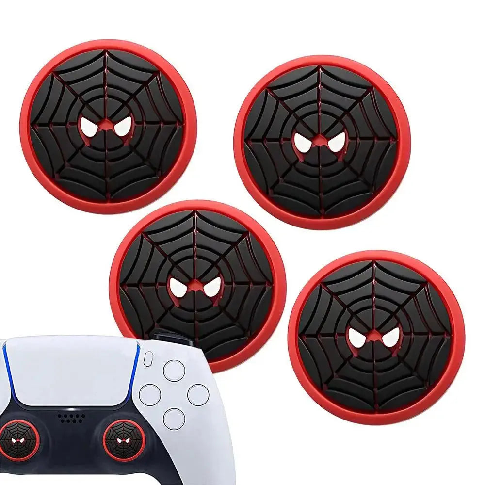 4Pcs Silicone Gaming Controller Thumbstick Grip Cap Joystick Cap Anti-Slip Joystick Cover For Playstation 5 XBOX PS5 Accessories - Electronic Worldwide