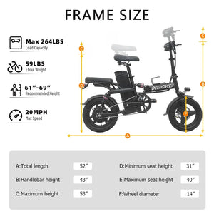 Folding Electric Bicycle City Commuter Electric Bike Urban Ebike Electronic Worldwide