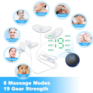 EMS Face Lifting Massage Microcurrent Face For Face Anti Wrinkle Skin Tighten Beauty Health Face Massage Electronic Worldwide