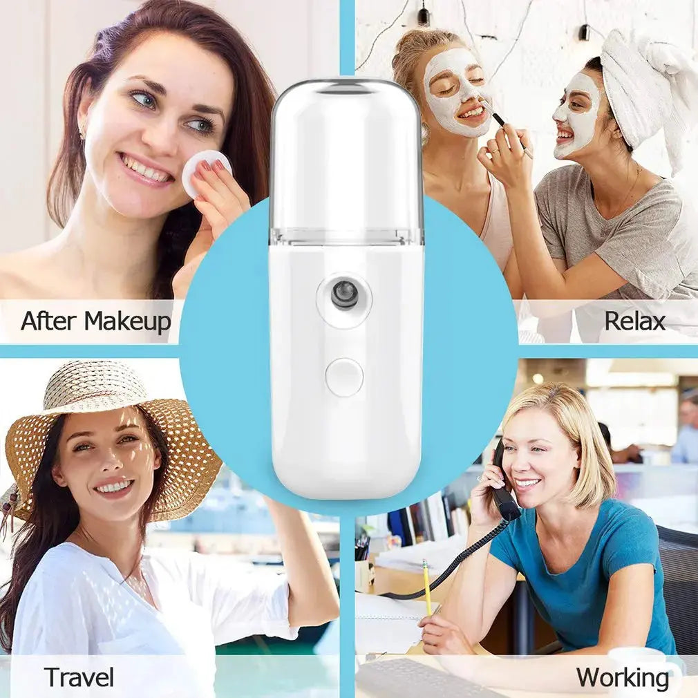 Mini Portable Nano Spray Water Replenisher Hydration Electronic Worldwide