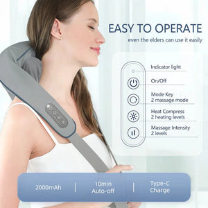 Wireless neck and shoulder massage Electronic Worldwide