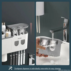 Magnetic Adsorption Toothbrush Holder Wall Electronic Worldwide