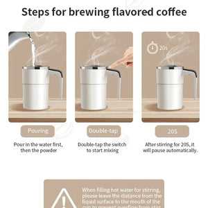 Portable Coffee Electric Mixer Rotating My Store