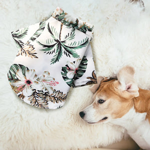 Pet Summer Cotton Shirts Hawaii Style Electronic Worldwide