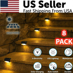 Solar Deck Lights Outdoor Waterproof Electronic Worldwide