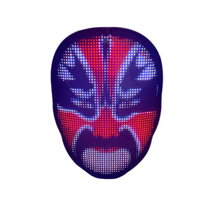 Halloween Face Masks Full Color LED Luminous Mask Face Changing Mask Party Bar Props Electronic Worldwide