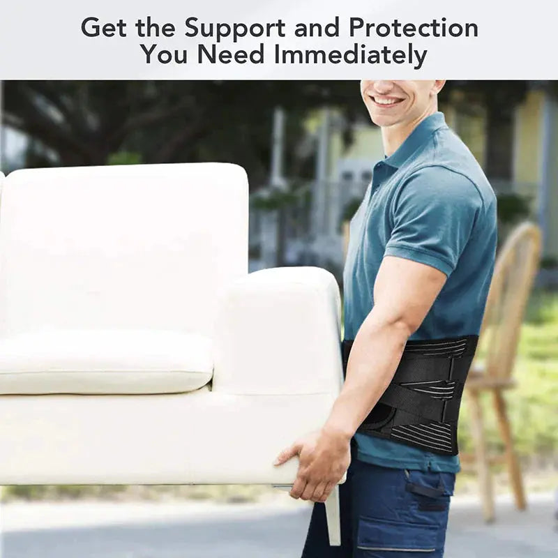 Adjustable Lower Back Brace Lumbar Support Electronic Worldwide