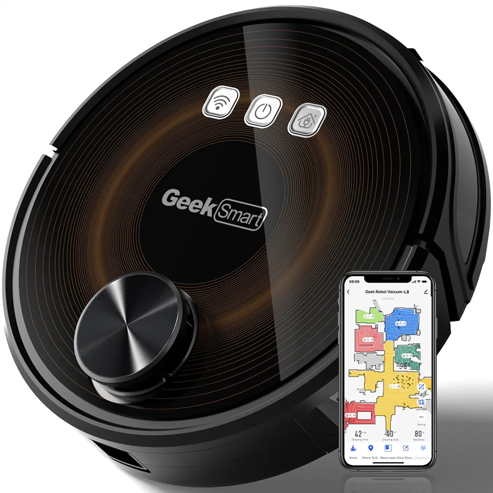 Geek Smart L8 Robot Vacuum Cleaner And Mop Electronic Worldwide