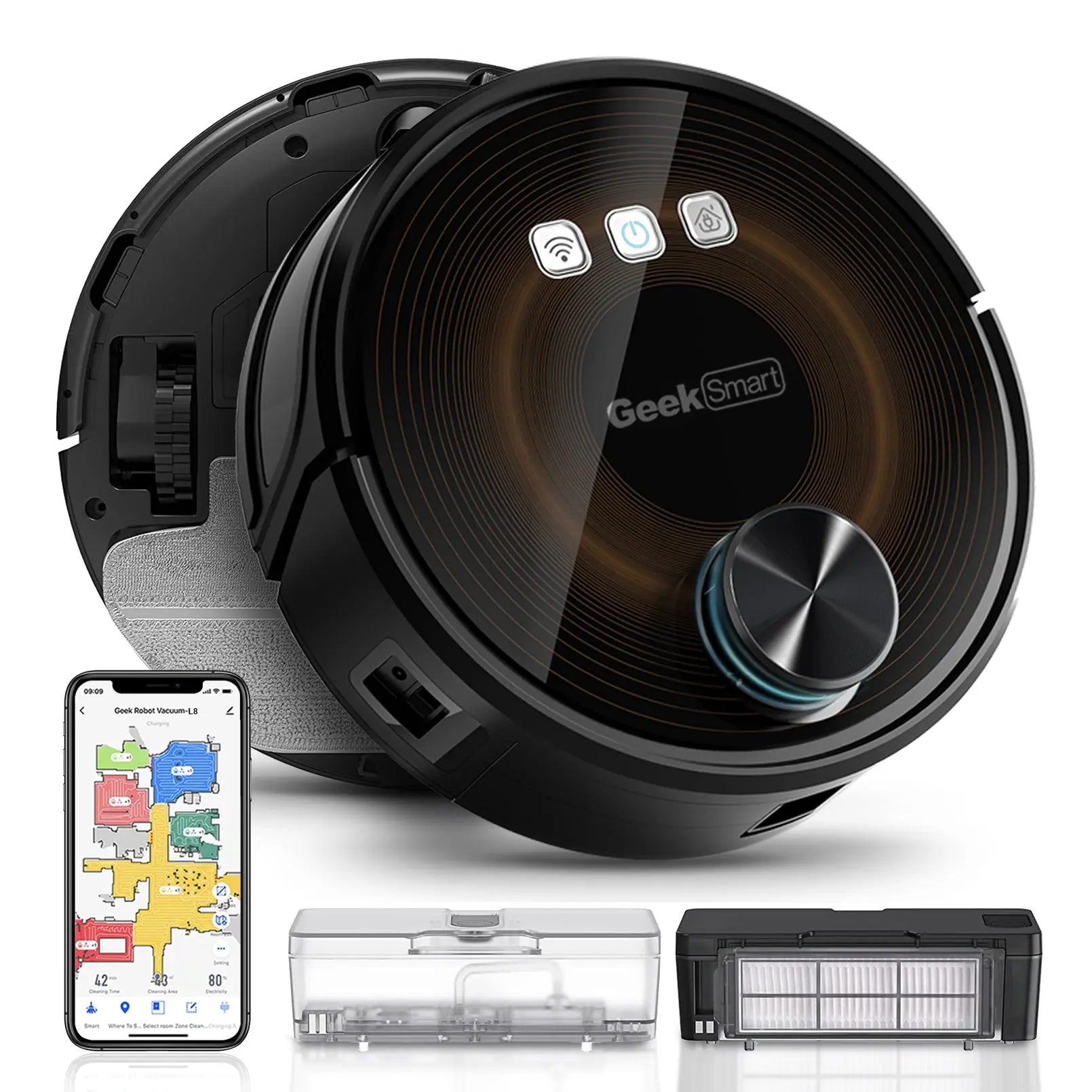 Geek Smart L8 Robot Vacuum Cleaner And Mop Electronic Worldwide