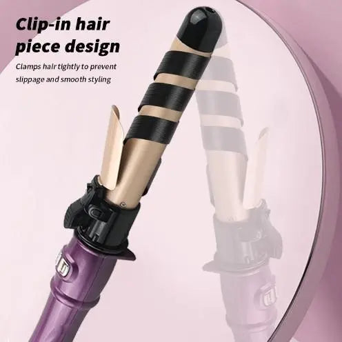 LCD Temperature Controlled Automatic Hair Curler Electronic Worldwide