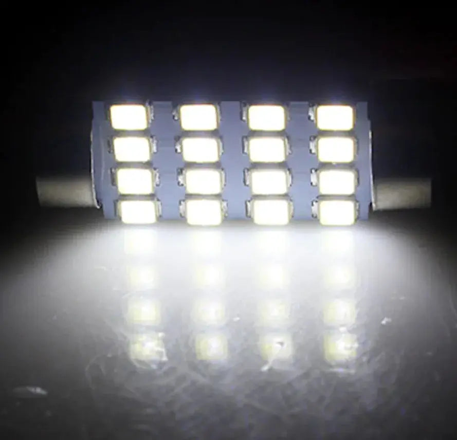 28pcs Car Interior White Combo LED Map Dome Door Trunk License Plate Light Bulbs Electronic Worldwide