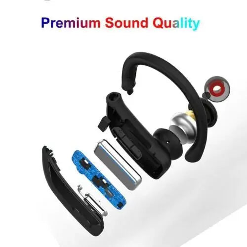 Bluetooth Headset TWS 5.0 Wireless Earphones Earbuds Headphones Stereo Ear Hook Electronic Worldwide