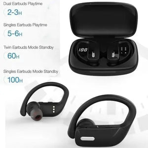 Bluetooth Headset TWS 5.0 Wireless Earphones Earbuds Headphones Stereo Ear Hook Electronic Worldwide