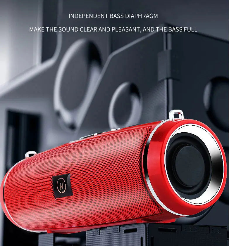 Bluetooth 5.1 Speaker Wireless Waterproof Outdoor Stereo LOUD Bass USB/TF Strap Electronic Worldwide