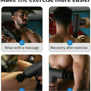 Massage Gun Percussion Muscle Vibrating Relaxing Electronic Worldwide