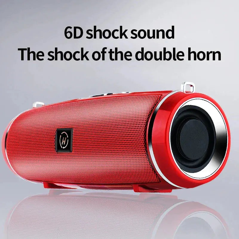 Bluetooth 5.1 Speaker Wireless Waterproof Outdoor Stereo LOUD Bass USB/TF Strap Electronic Worldwide